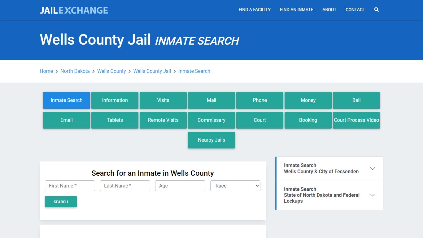 Wells County Jail, ND Inmate Search: Roster & Mugshots