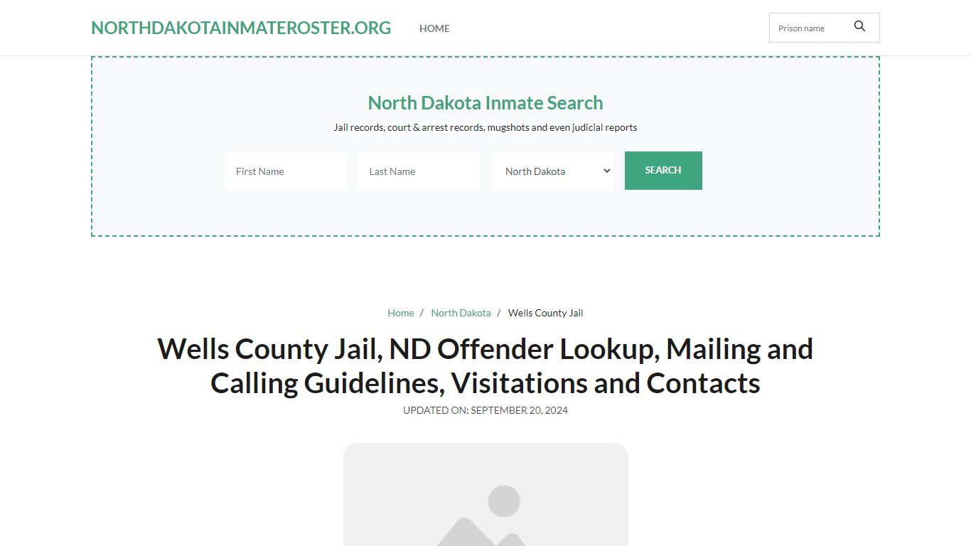 Wells County Jail, ND: Inmate Search Options, Visitations, Contacts